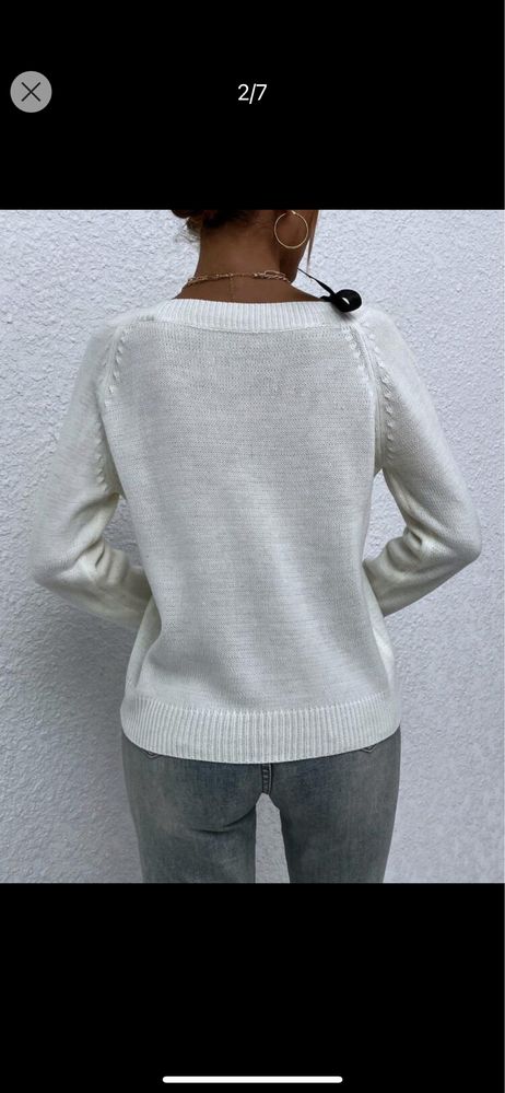 Sweterek biały M 38