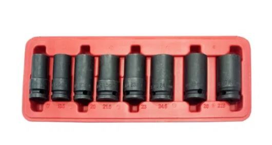 Jogo 8 chaves 1/2" Anti Roubo