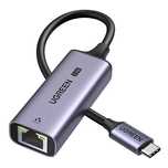 Adapter Ugreen Cm648 Usb-c do Rj45 Ethernet 2.5g - szary
