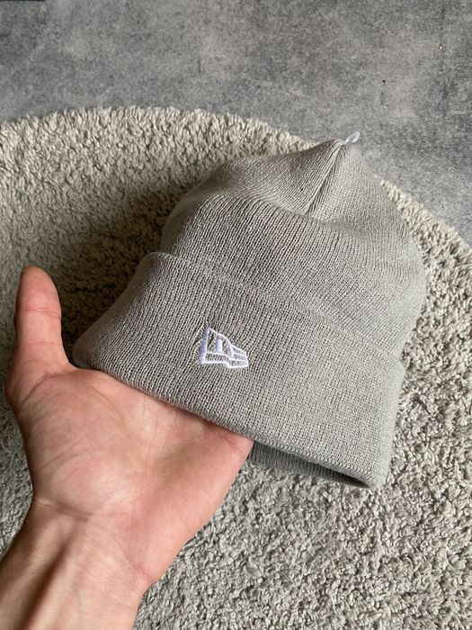 New Era Essential Beanie оригінал нова чоловіча шапка біні сіра тепла