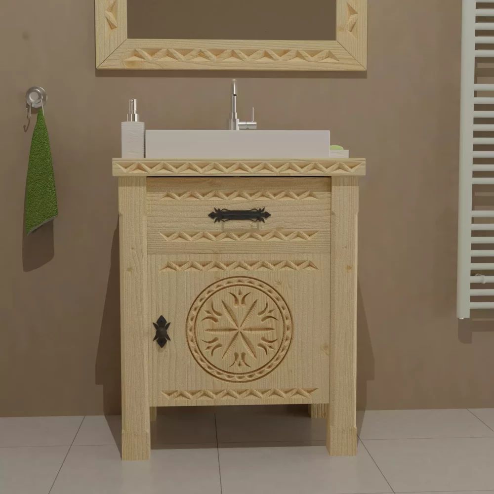 Szafka łazienkowa w stylu góralskim 60cm !PRODUCENT!
