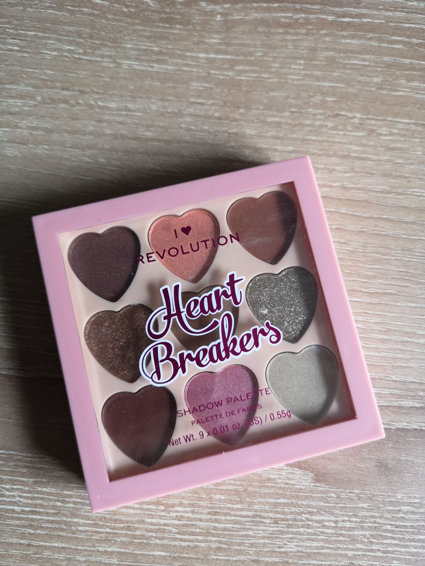 Palety cieni Revolution Heart Breakers