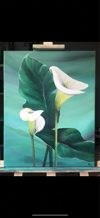 Kalis obraz recznie malowany