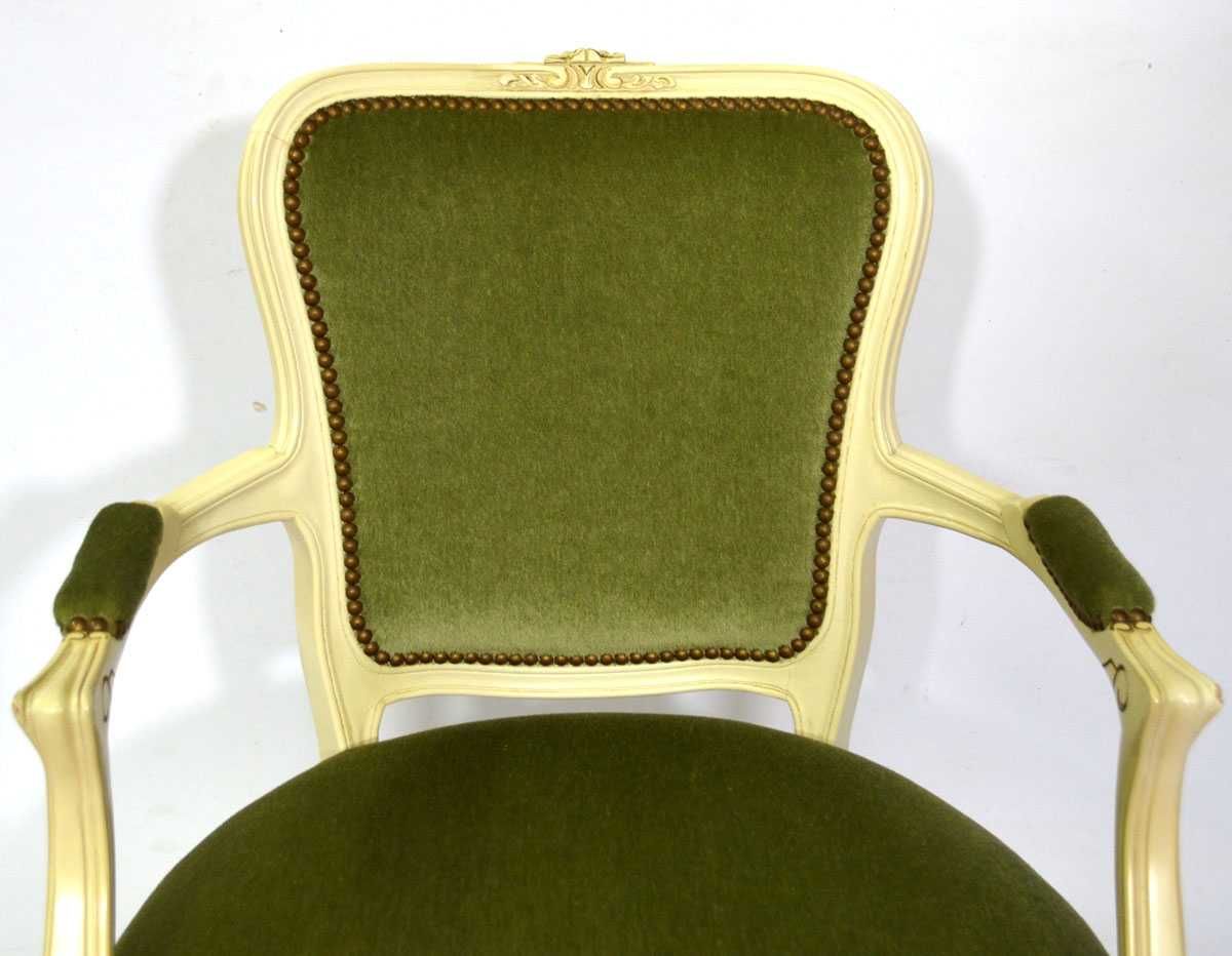 Fotel drewniany tapicerowany /Meble Stylowe Grodzisk Mazowiecki