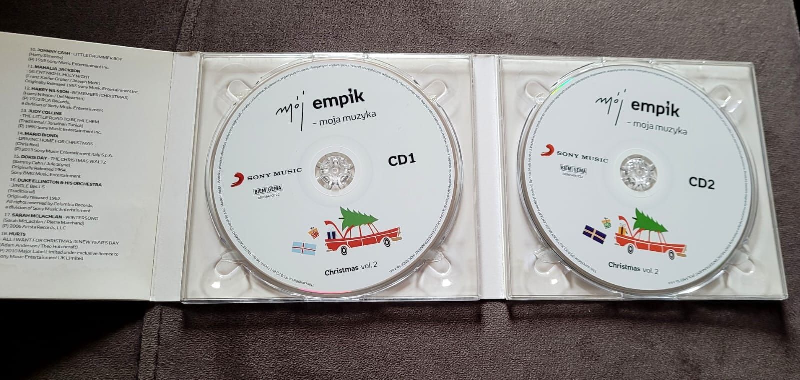 Dwie płyty CD Mój Empik - Moja muzyka