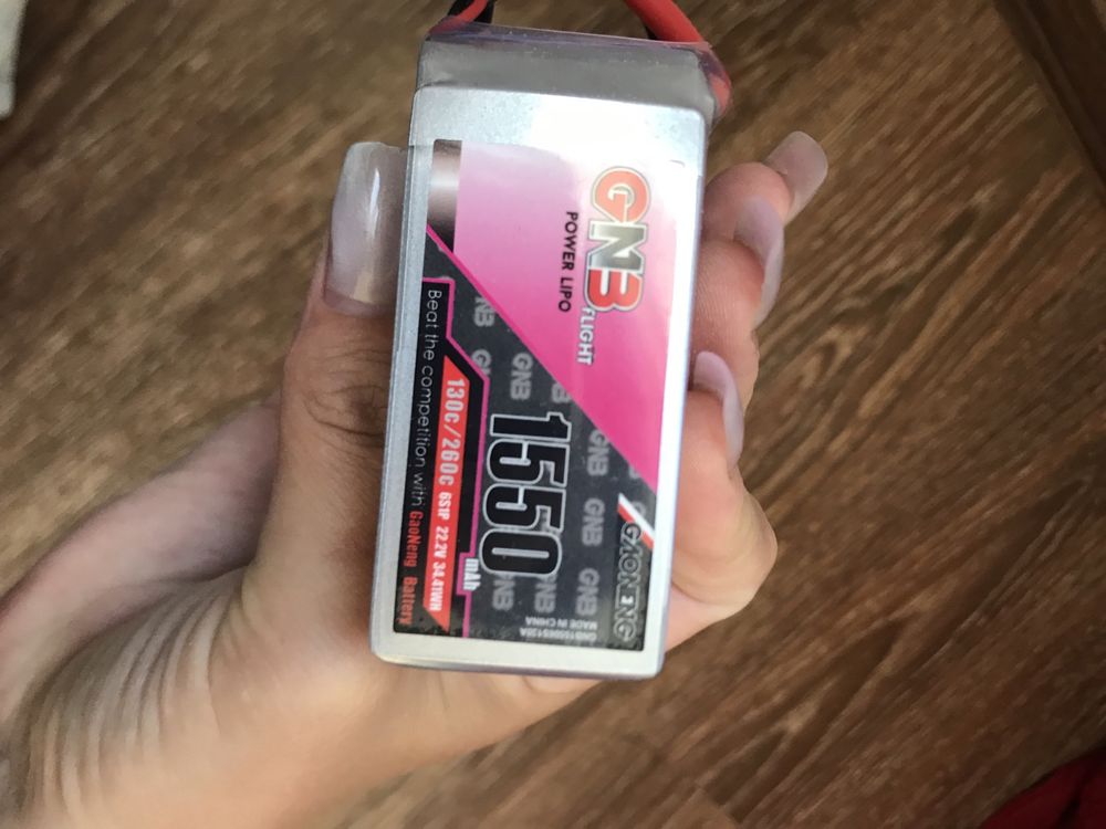 Акумулятор GAONENG GNB Lipo для FPV дрону 1550mAh 6S 22.2V 130C XT60