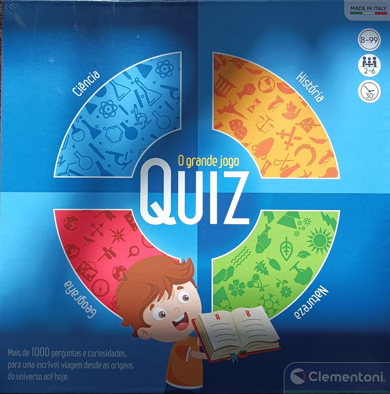2 Grande jogo Quiz (Geral e Desporto) - Clementoni