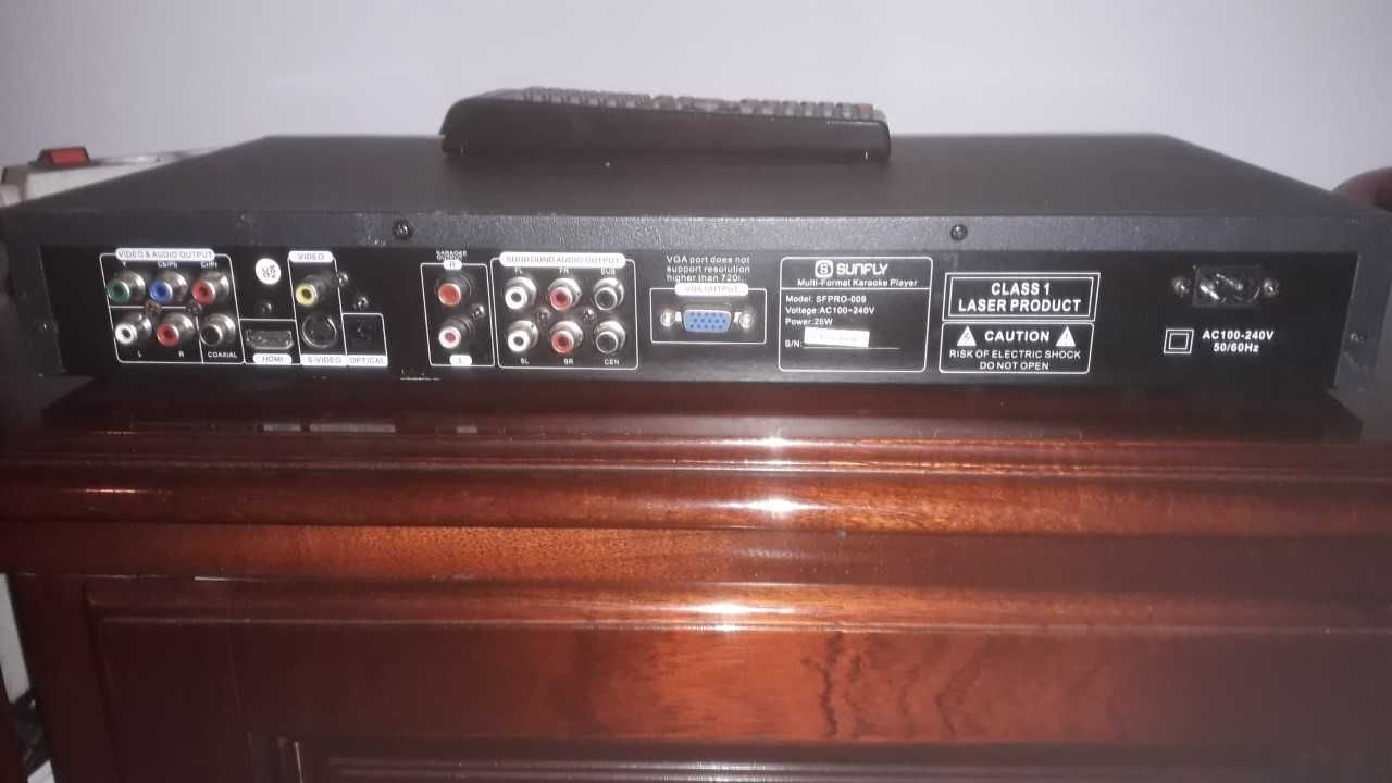 leitor sunfly pro karaoke