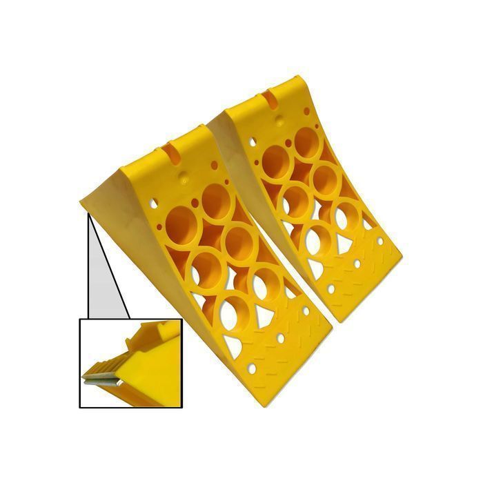 2x SOLIDNY Klin Pod Koło 122mm E36 ADR BUS PKW TIR [8398]