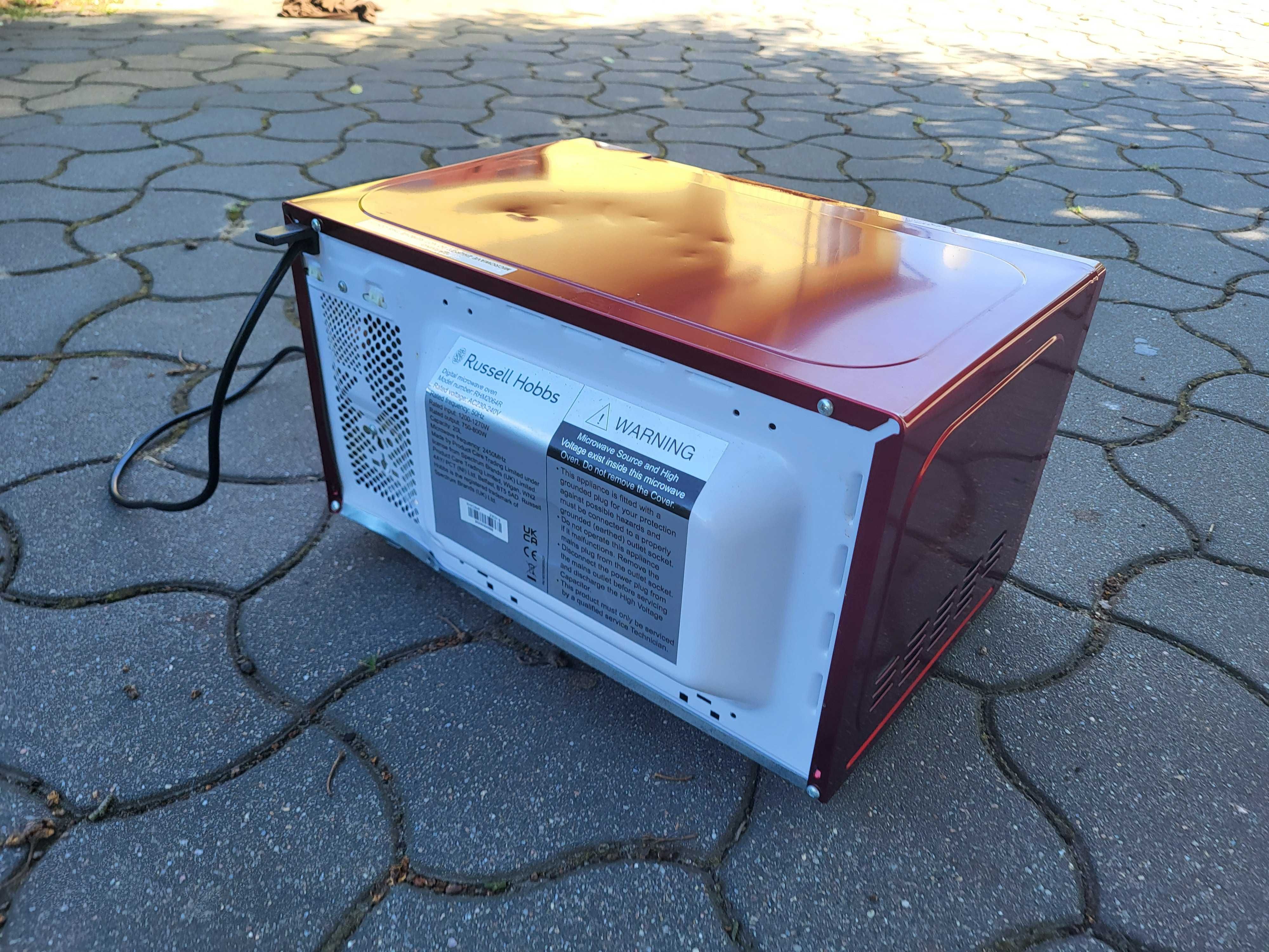 Kuchenka mikrofalowa Russell Hobbs rhm2064 C mocna 800w 20 l. talerz