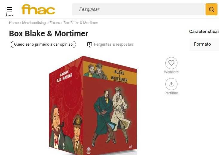 Caixa Blake & Mortimer (13 Discos) (DVD-Vídeo)