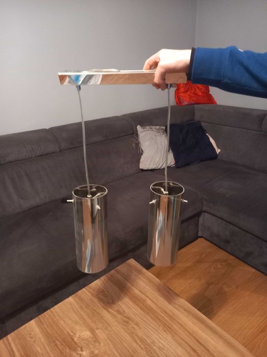 Lampa wisząca regulowana