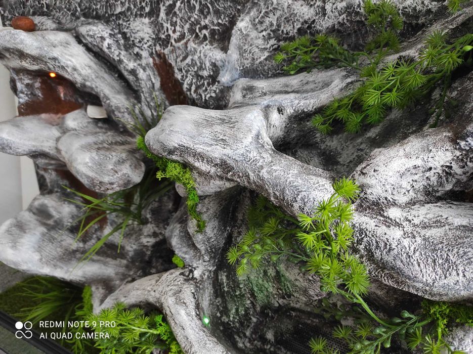 Terrarium dla węża z wodospadem i podświetleniem, TW02SWL, AquaWaves