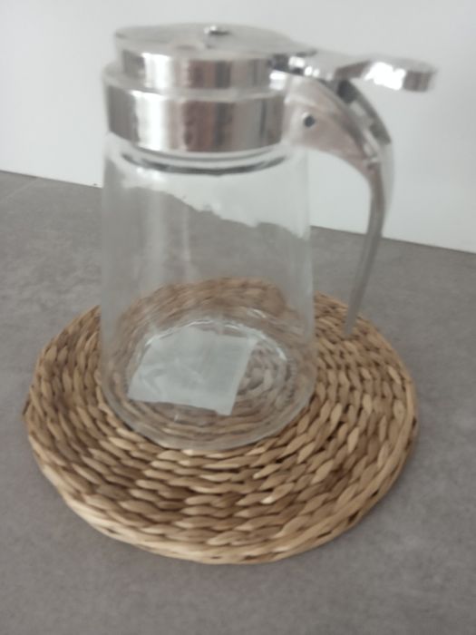 cukiernica, cukierniczka szklana z dozownikiem