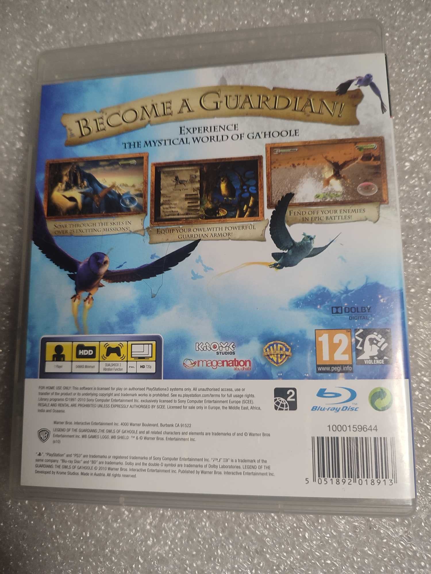 PS3 - Legend of the Guardians - unikat, kompletna, zadbana