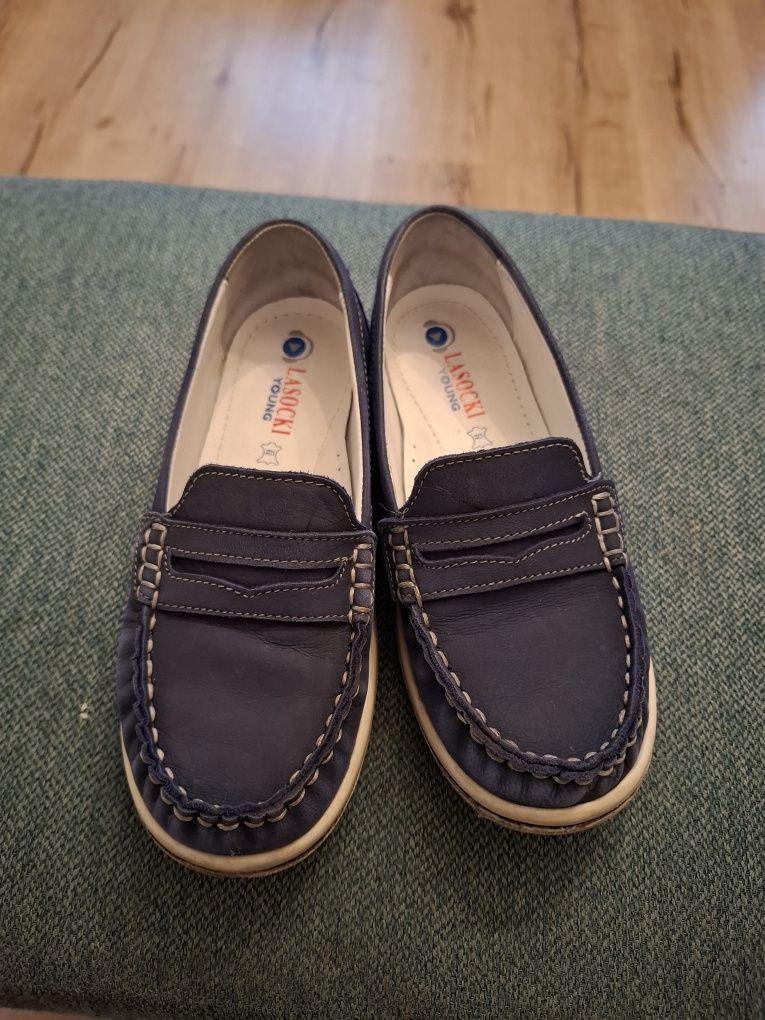 Mokasyny Lasocki 31 Skóra