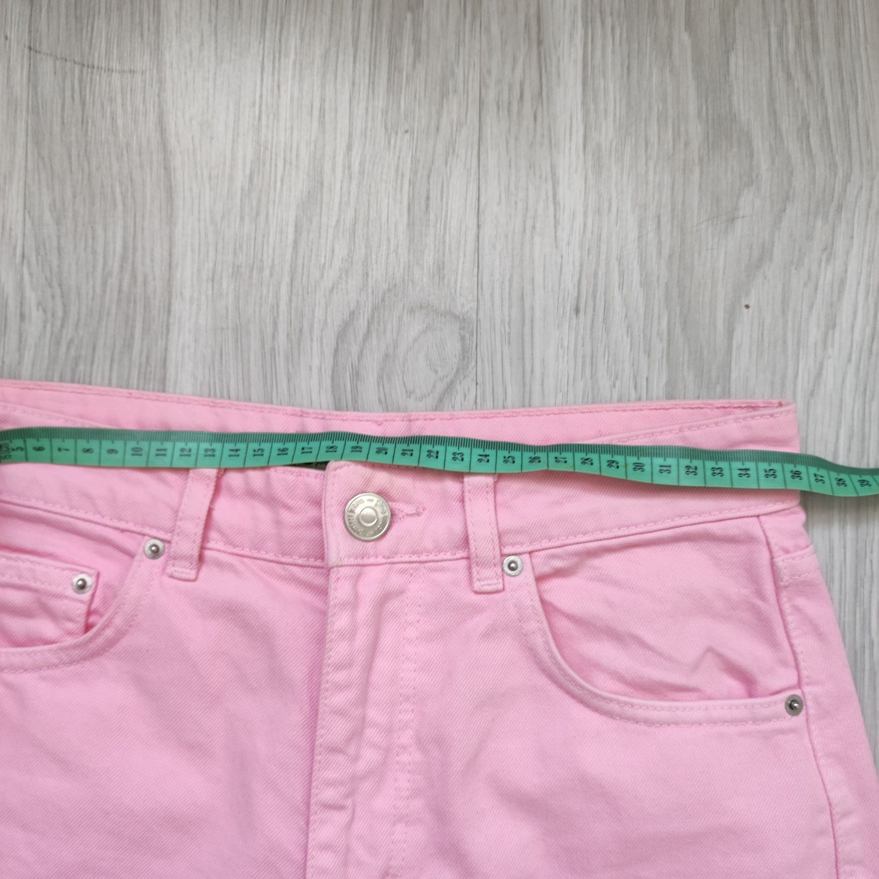 Jeans spodnie różowe