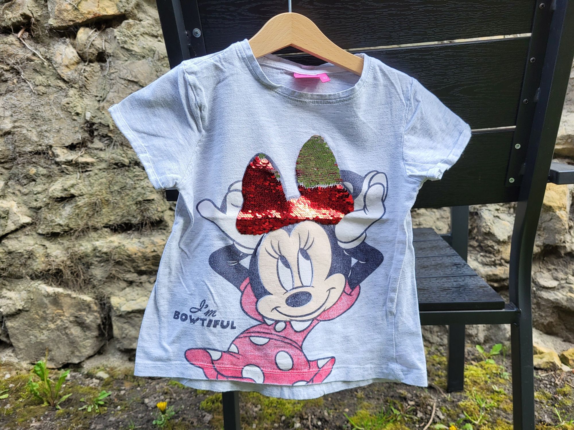 Zestaw 5 T-shirt'ow 122/128 m.in. minnie