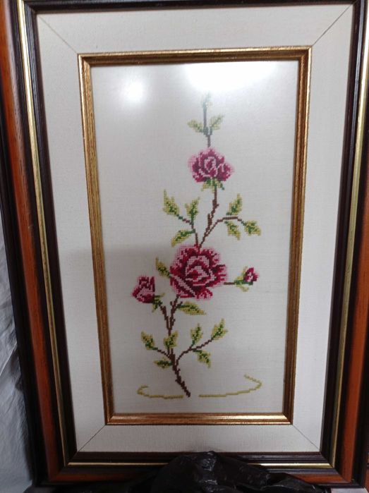 Quadros vintage ponto de cruz