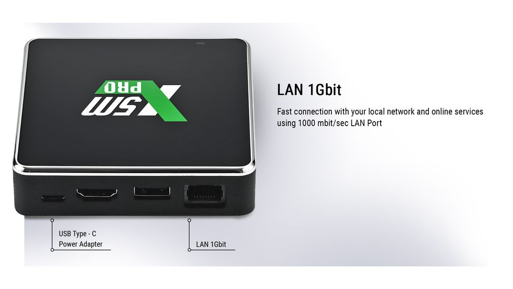 Смарт ТВ приставка Ugoos Х5М Pro 4/32 Android 14 є другі