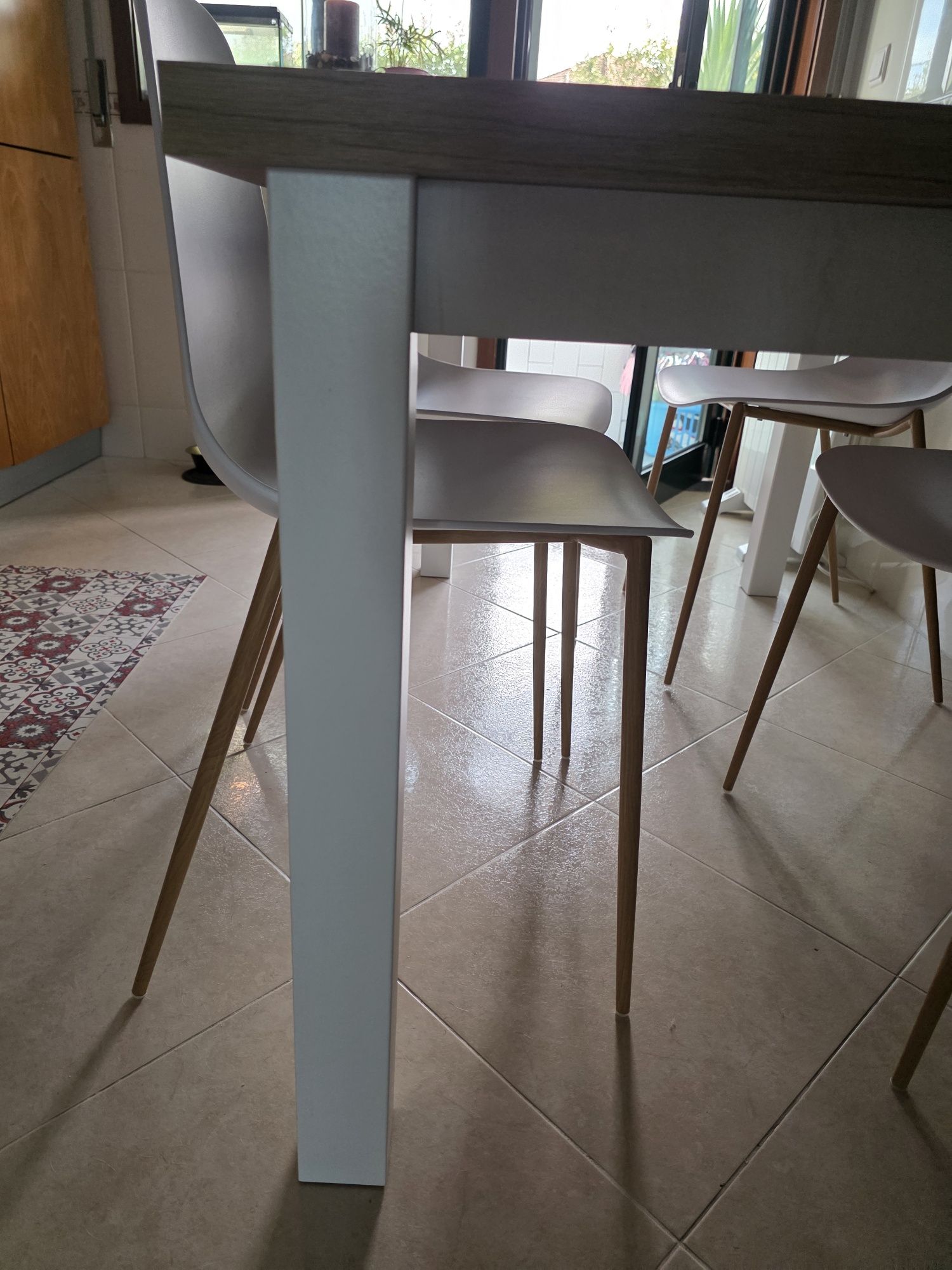 Mesa jantar extensível