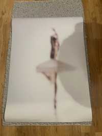 Plakat z baletnicą