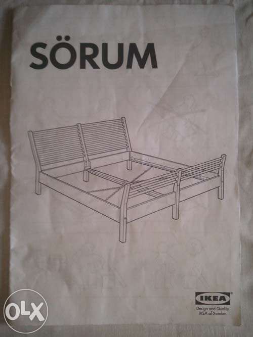 Łóżko Podwójne Małżeńskie IKEA 160x200