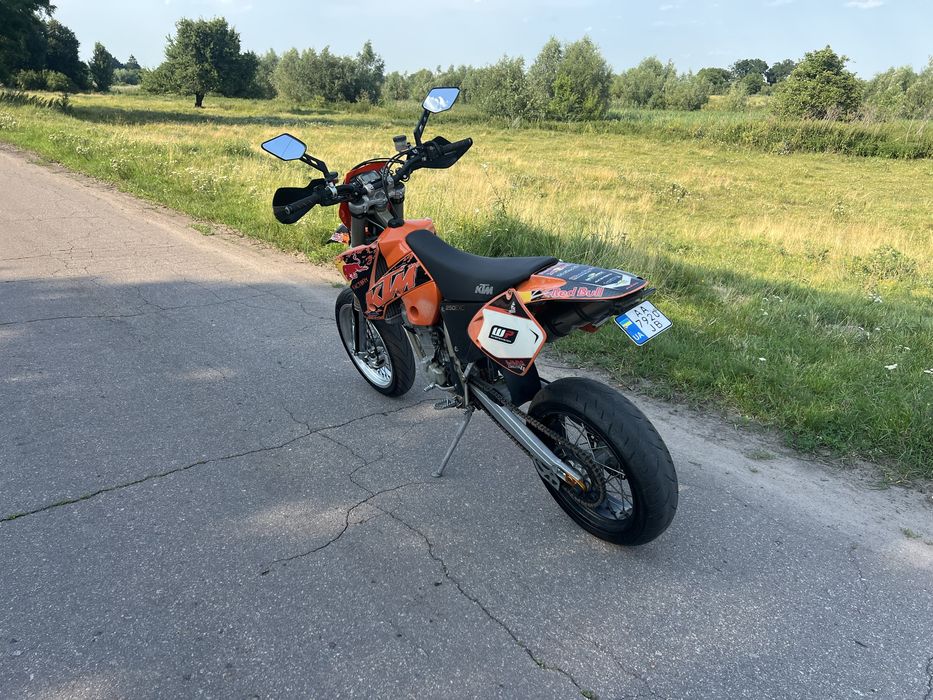 KTM 250 EXC F Racing Motard На доках Supermoto Akrapovic