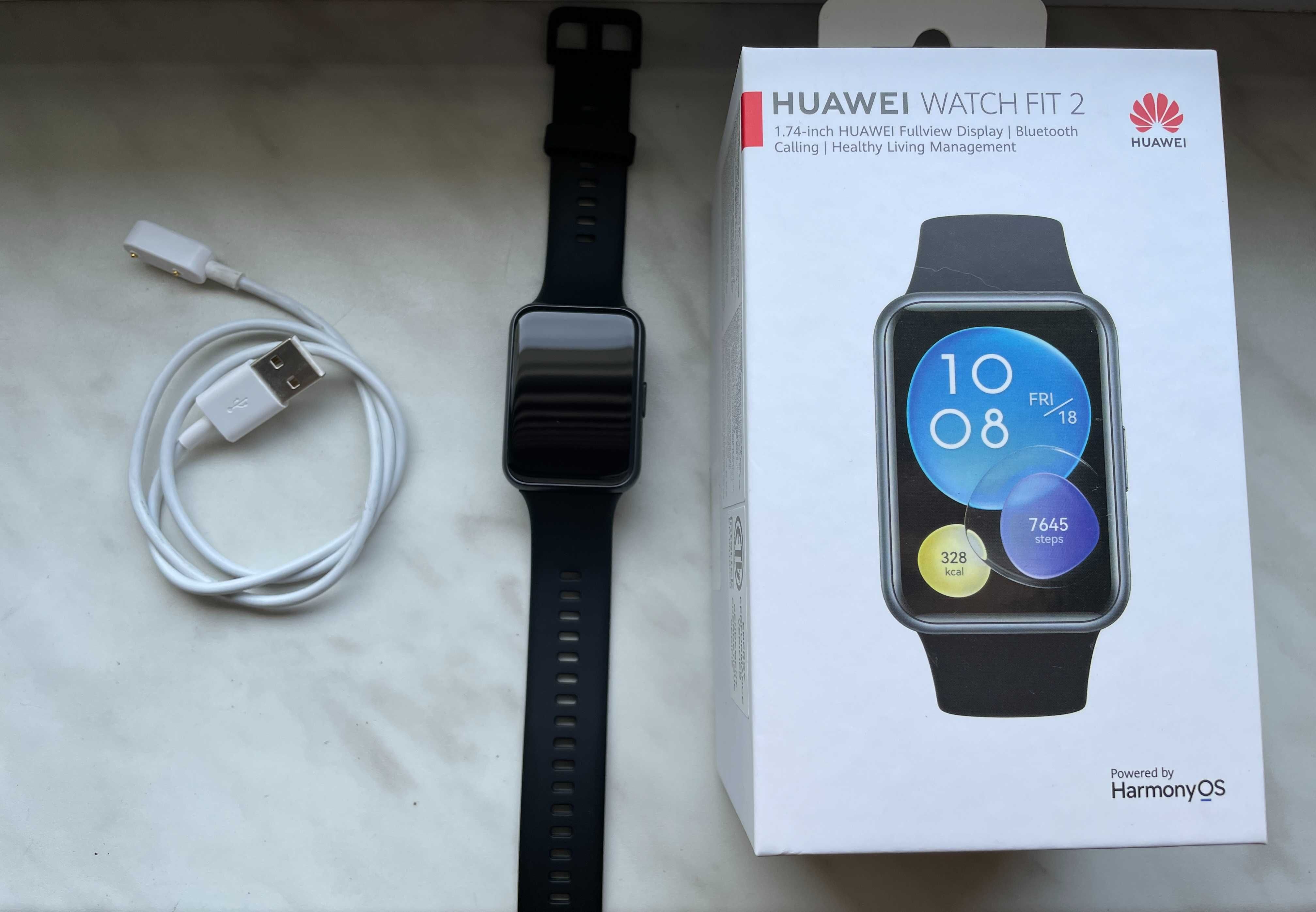 Huawei Watch Fit 2 czarny na gwarancji