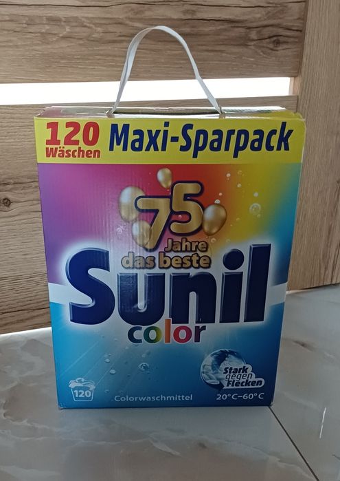 Proszek Sunil 120 prań 6 kg z Niemiec