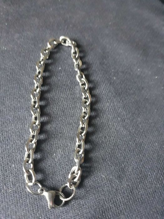 браслет из ювелирной стали 6 мм ширина