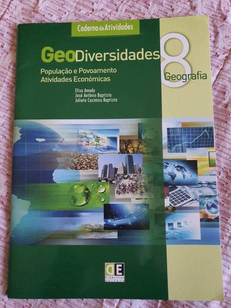 Caderno de Atividades Geografia 8° Ano GeoDiversidades Didáctica