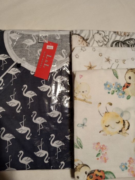 Koszula ciążowa L 40 nocna piżama do karmienia odpinana rozpinana