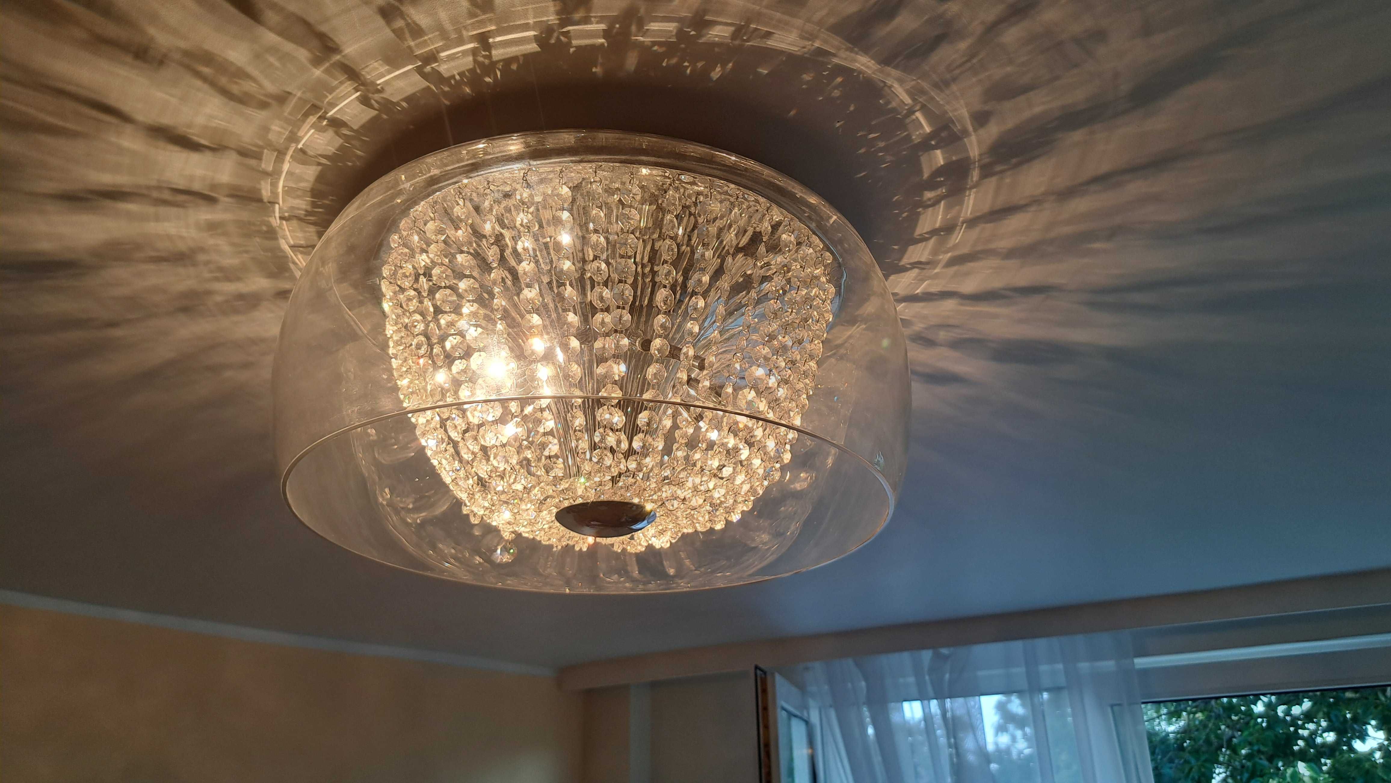 PLAFON  lampa z kryształków