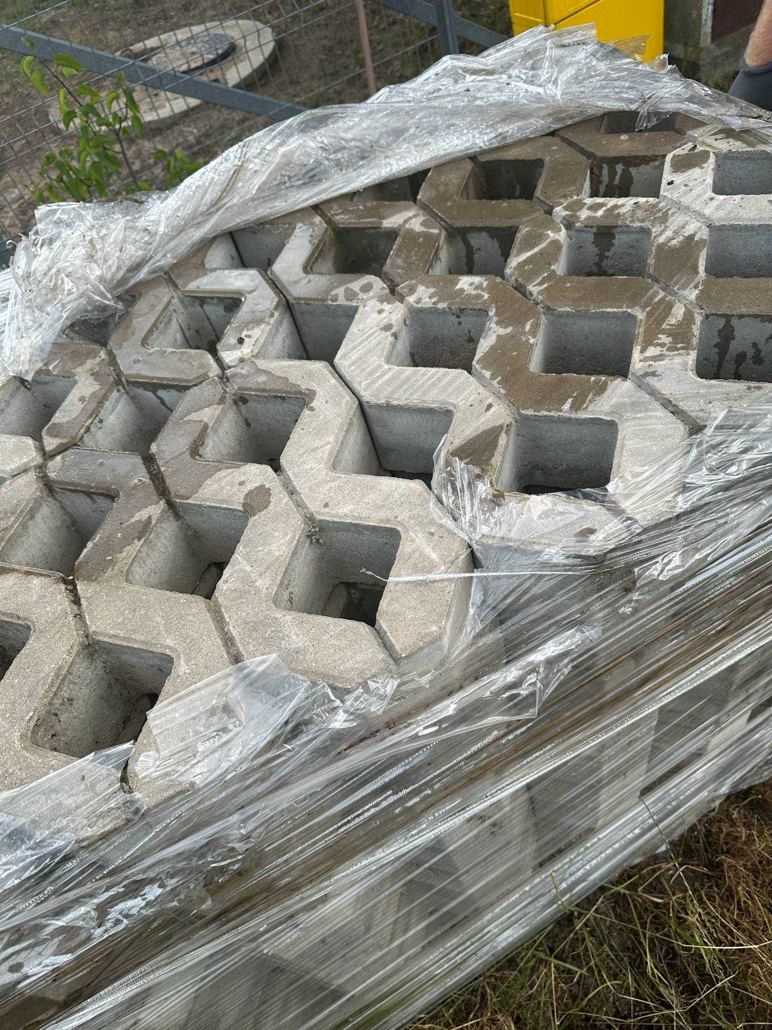 Kostka brukowa , płyta ażurowa, obrzeża z rozbiórki