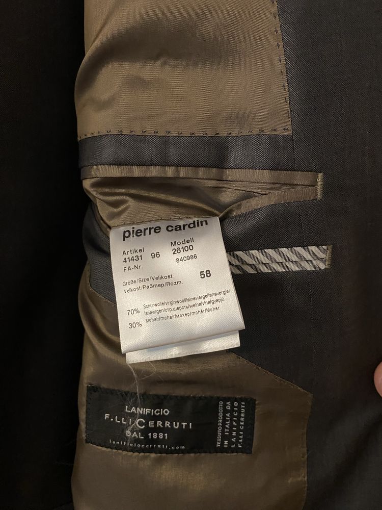 Garnitur Pierre Cardin. Wełna. Bardzo elegancki