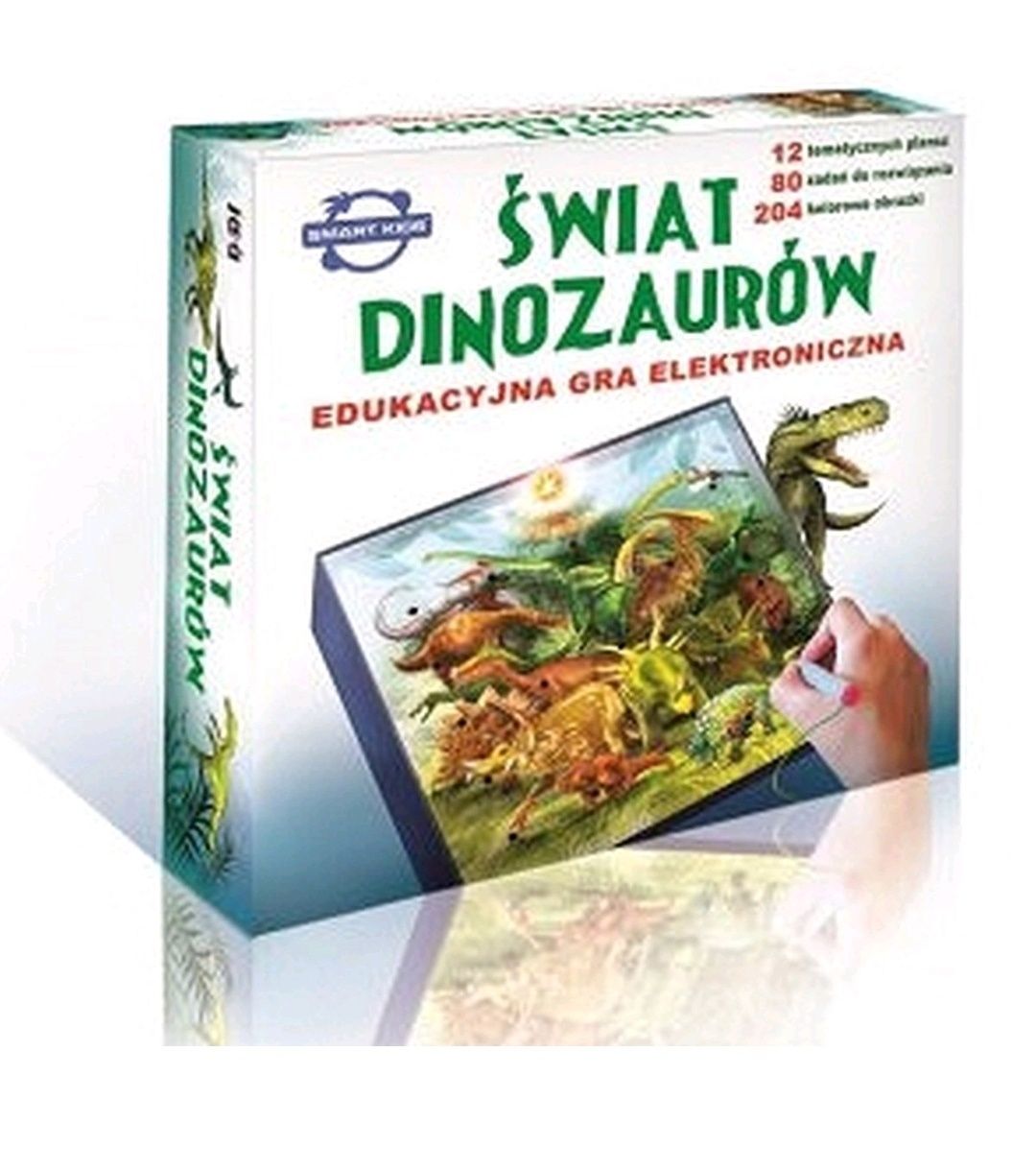 Świat dinozaurów edukacyjna gra elektroniczna, stan idealny