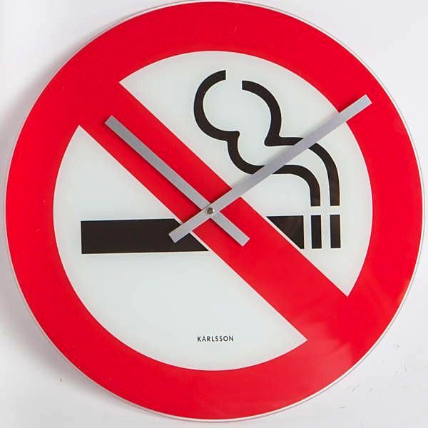 Relógio Icónico "No Smoking" by Karlsson