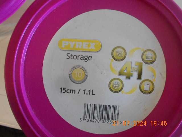 conjunto 3 caixas vidro PIREX ATENÇÃO LER O ANUNCIO