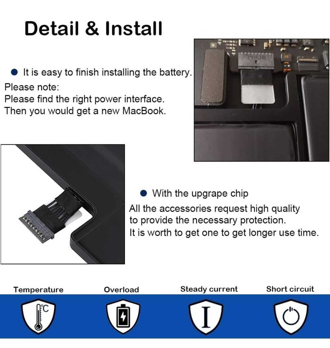 Bateria zamienna do MacBook Air 13 calowa A1466 SNSYIY