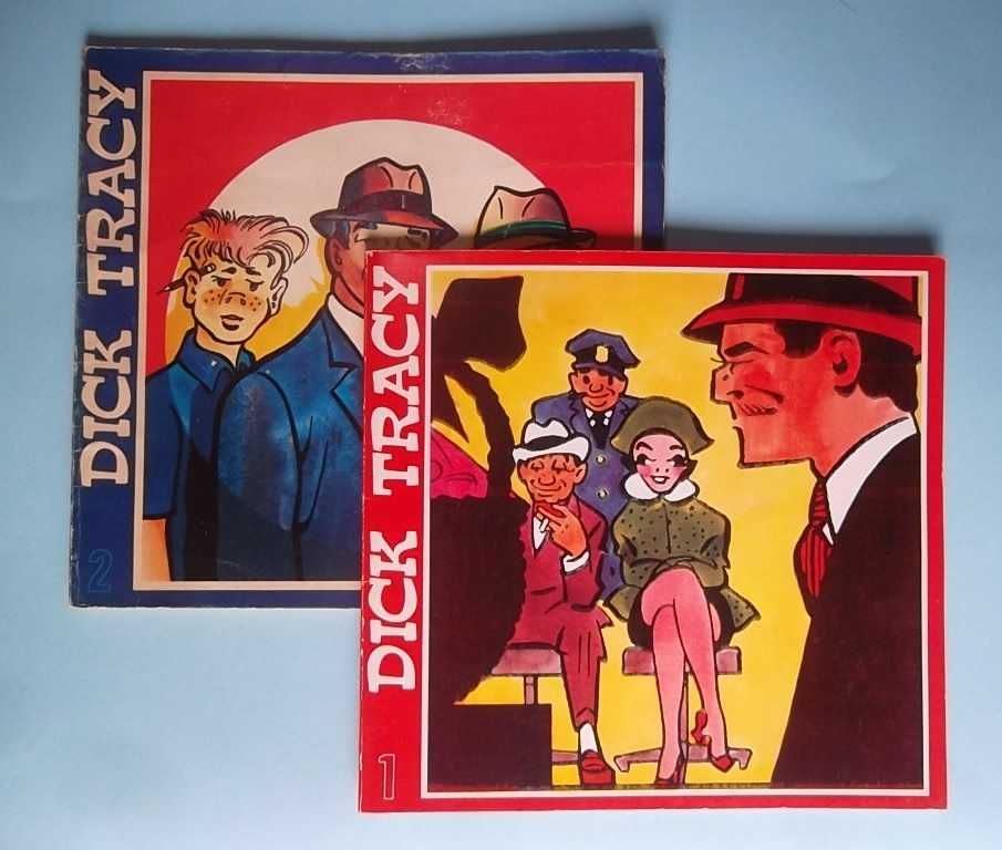 DICK TRACY - Volumes 1 e 2 (série completa) - Ed. Armasilde, 1972.