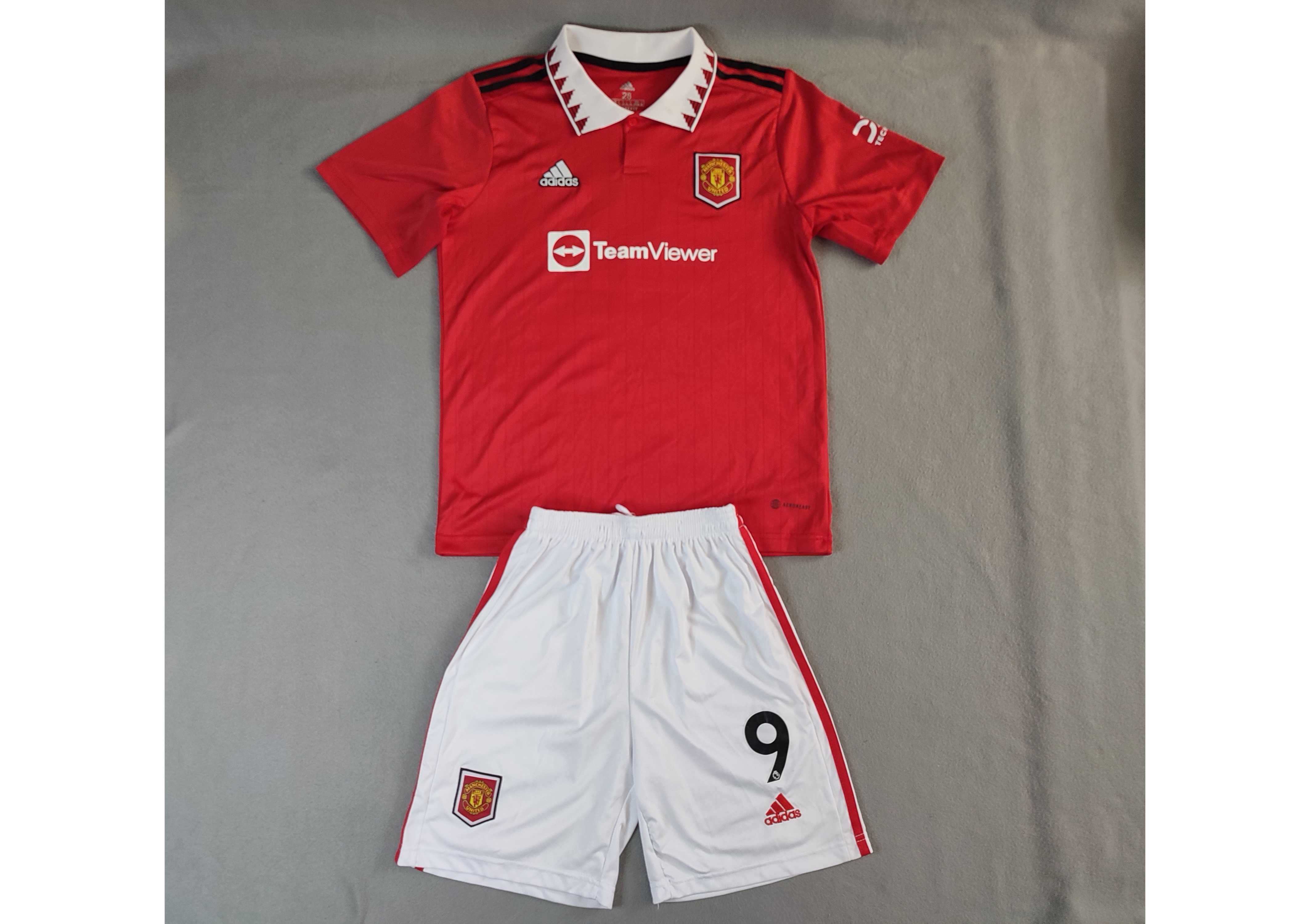 Детская футбольная форма Манчестер Юнайтед Adidas,10-11 лет,145-155 см