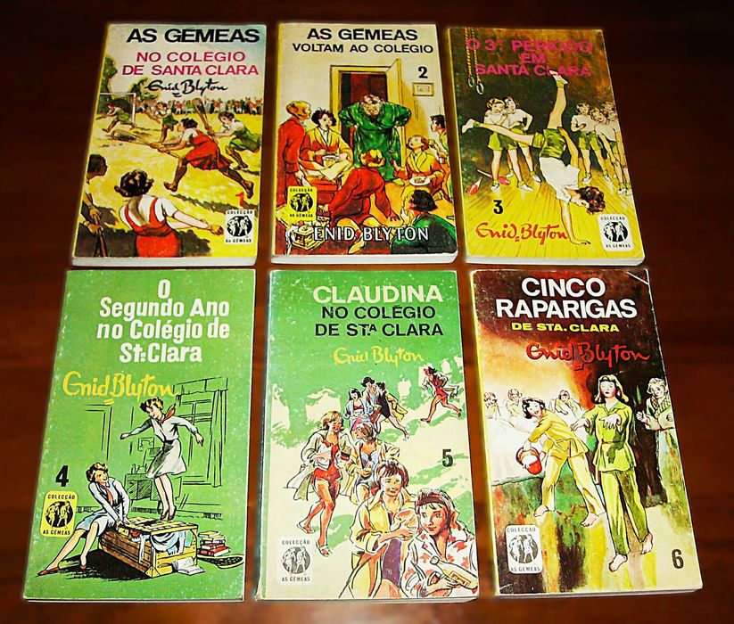 O Colégio Santa Clara de Enid Blyton - coleção completa de 6 livros