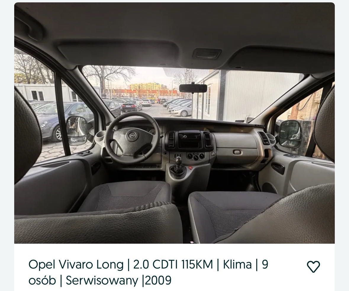 Sprzedam samochód Opel Vivaro Long