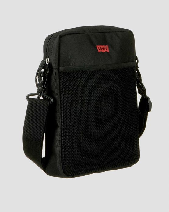 Чоловіча чорна сумка, барсетка Levis