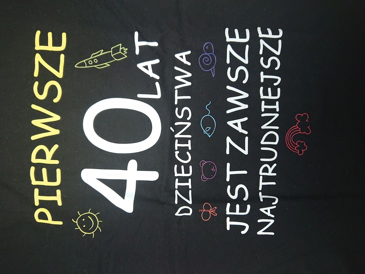 Koszulka na 40 urodziny t-shirt