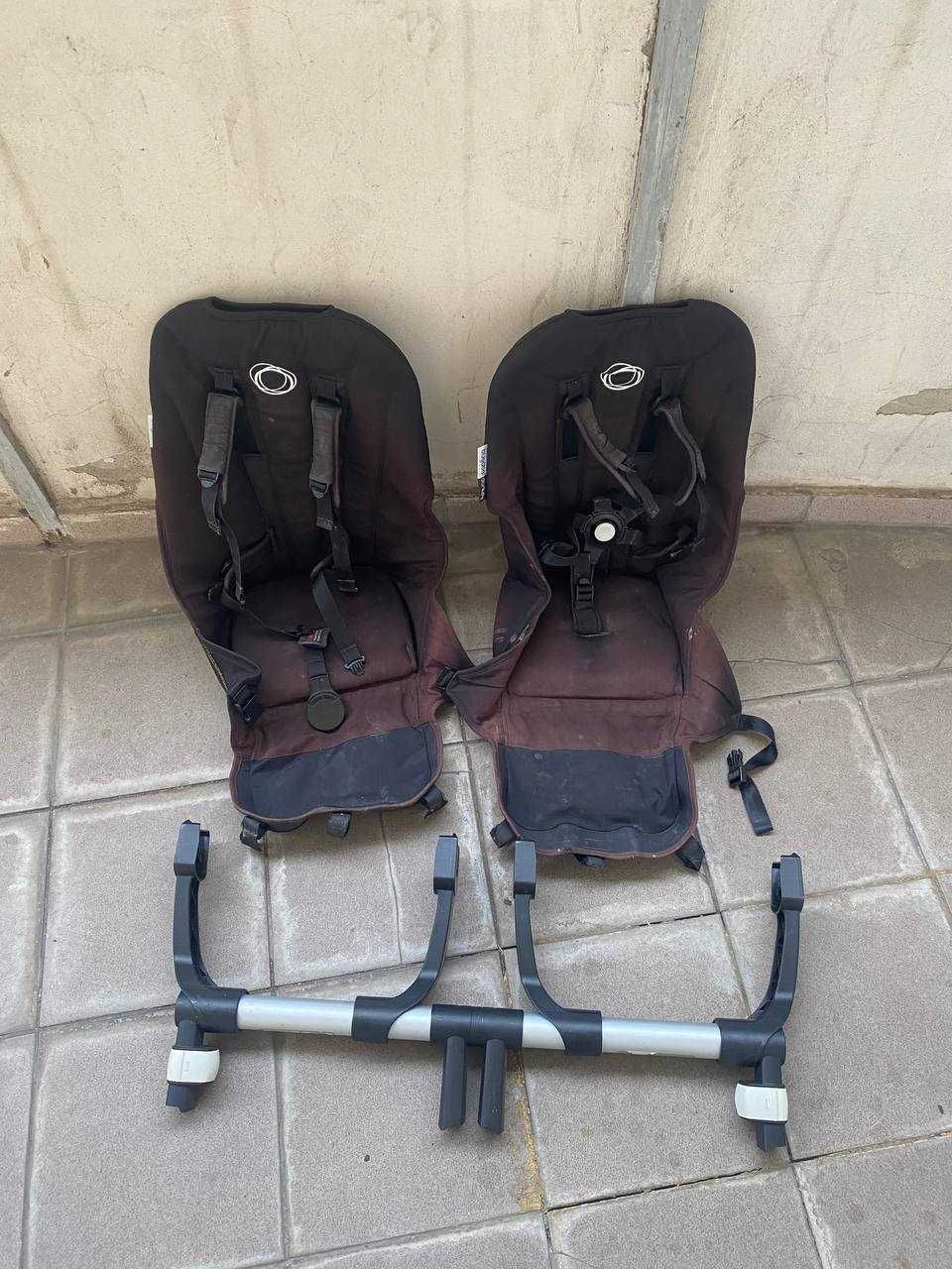 Bugaboo Donkey Twin 2 в 1 коляска для близнюків і погодок