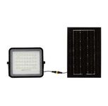 Projektor LED Solarny z pilotem  V-TAC 6W Czarny VT-40W 6400K 400lm