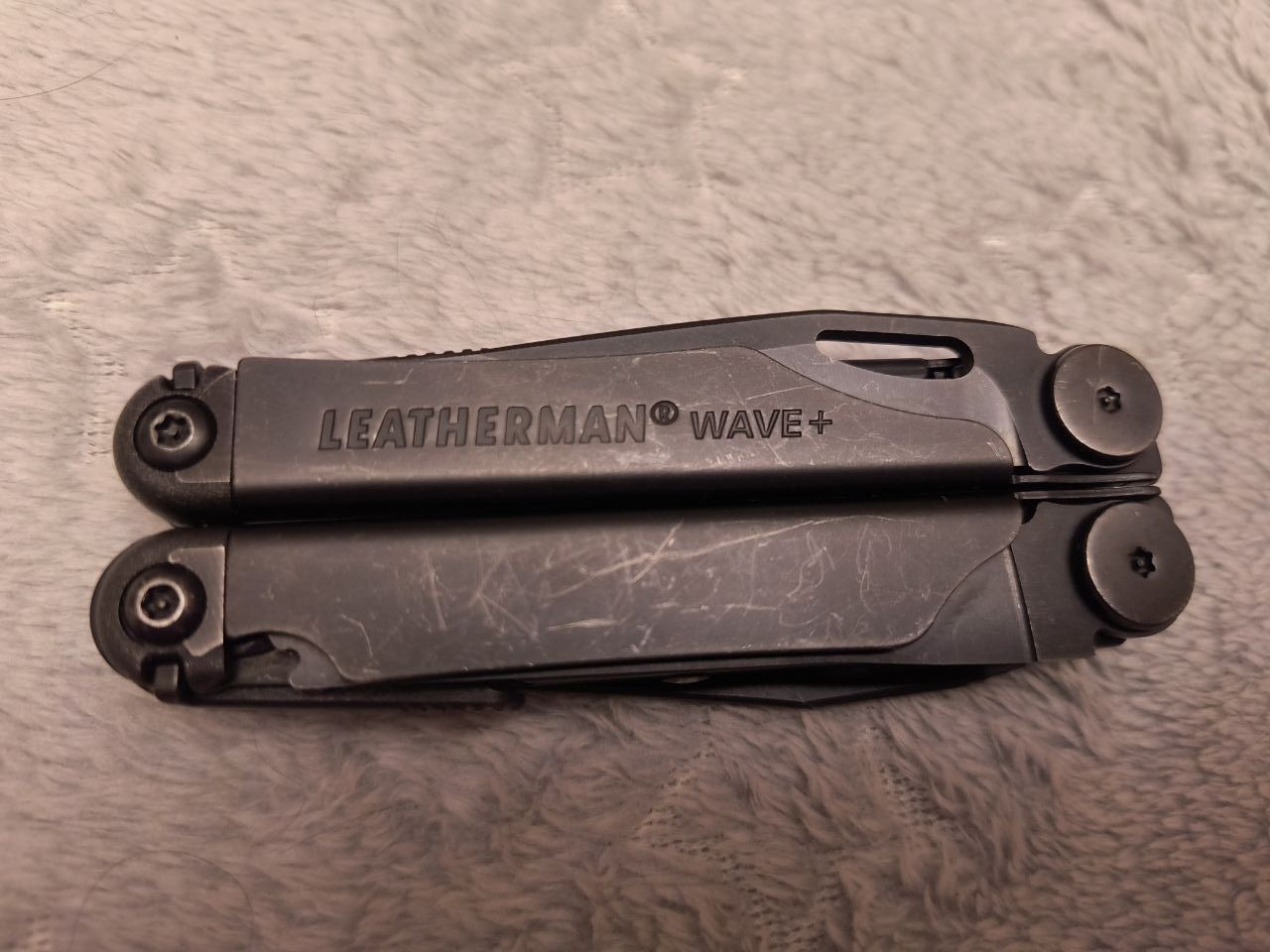 Мультитул Leatherman WAVE PLUS BLACK синтетичний чохол Molle.