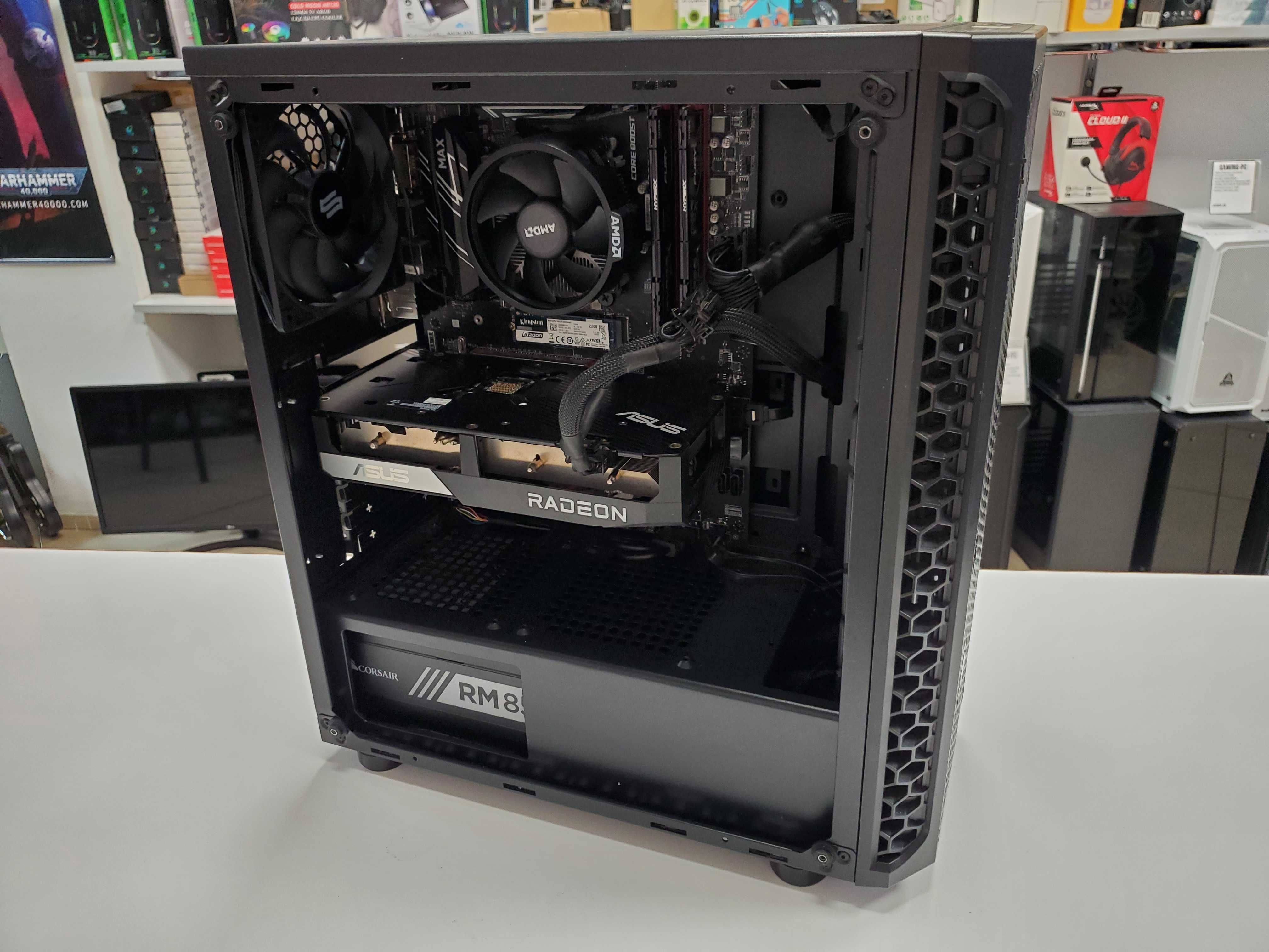 Komputer Dla gracza Ryzen 5 5500 RX 6600 8GB 256GB + 1TB 16GB 850 Watt